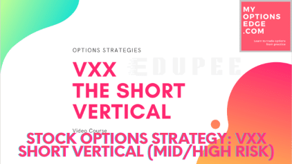 Stock Options Strategy: VXX Short Vertical (mid/high risk) by My Options Edge free download